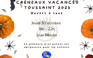 Jeu libre Toussaint 2025