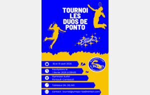 Tournoi "Les duos de Ponto"