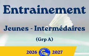 Entrainement - Jeunes intermédiaires (Grp A)