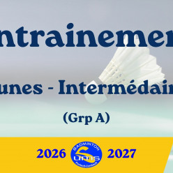 Entrainement - Jeunes intermédiaires (Grp A)