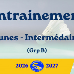 Entrainement - Jeunes intermédiaires (Grp B)