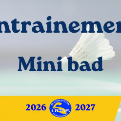 Entrainement - Mini bad