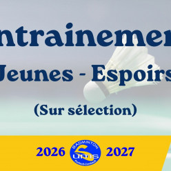 Entrainement - Jeunes - Espoirs (Sur sélection)