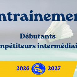 Entrainement - Débutants / Compétiteurs intermédiaires