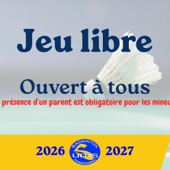 Jeu libre - Ouvert à tous